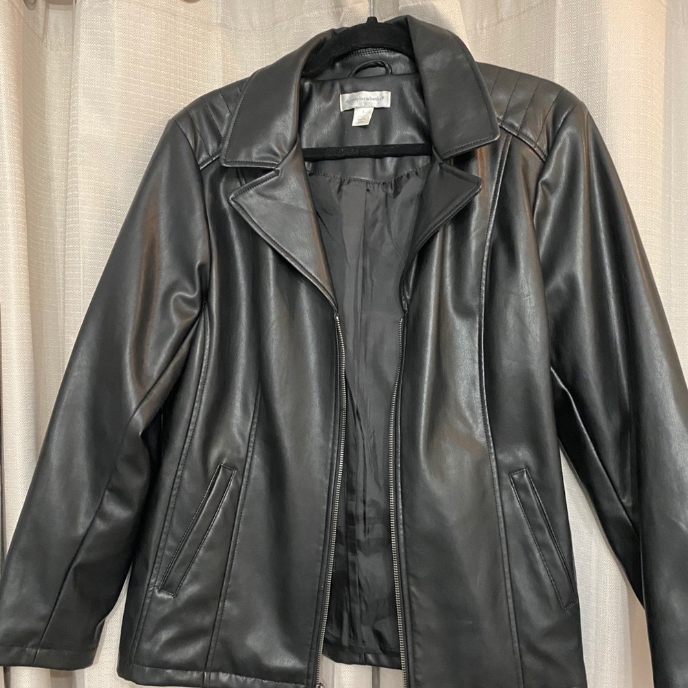 Faux Leather Jacket